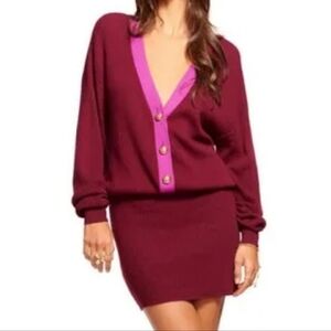 Ramy Brook SWEATER DRESS Ribbed Size Large